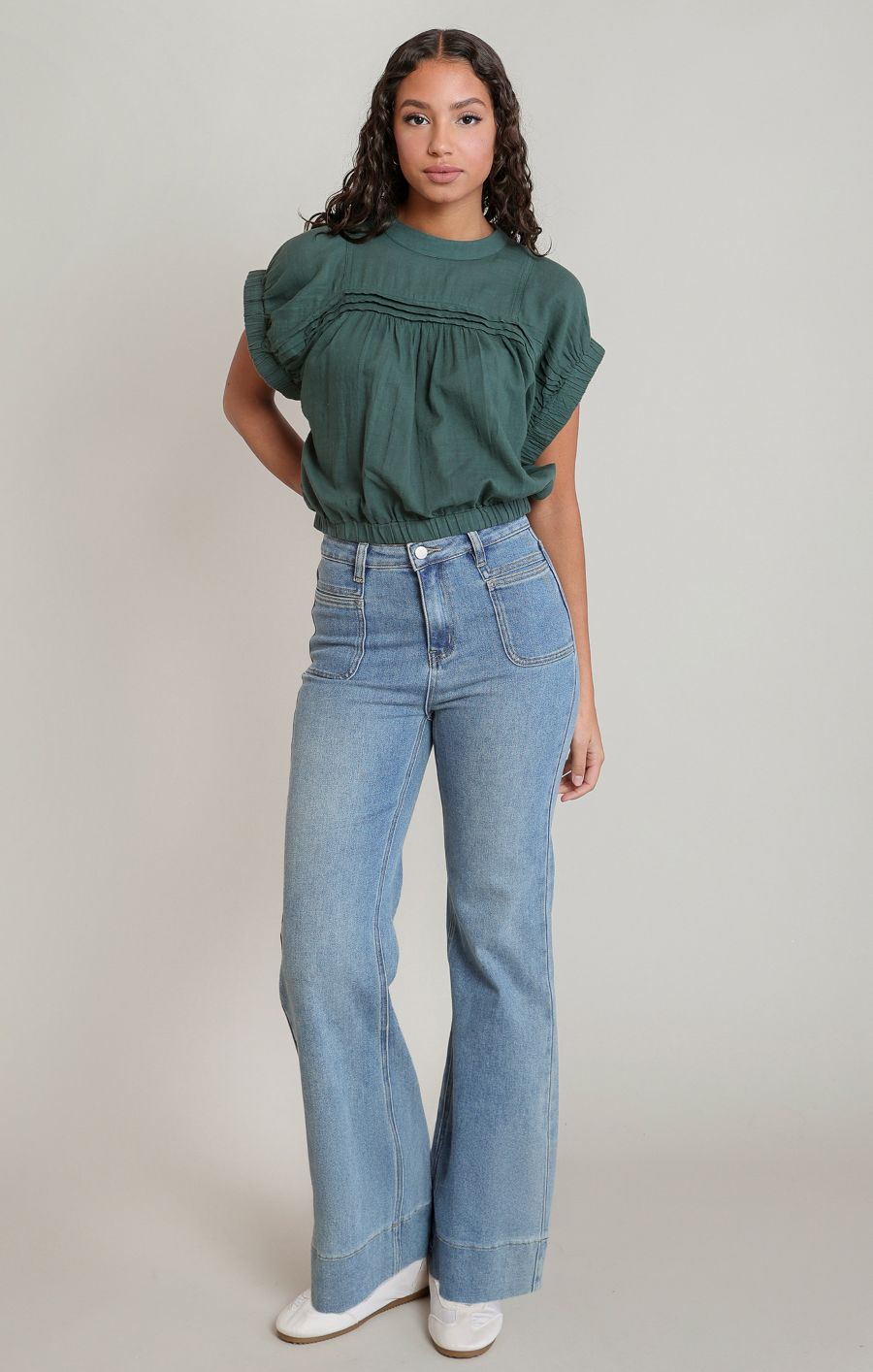 Jeans flare taille haute - 2825250 D - Dex Jeans flare taille haute - 2825250 D - Dex