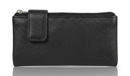 Grand Porte feuille cuir véritable - charlotte - Nappa Grand Porte feuille cuir véritable - charlotte - Nappa