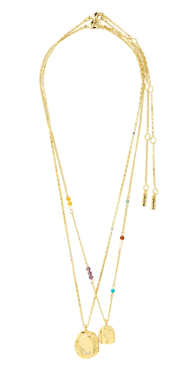 Here chaine 2 en 1 pendentif - 132636811 - Pilgrim Here chaine 2 en 1 pendentif - 132636811 - Pilgrim