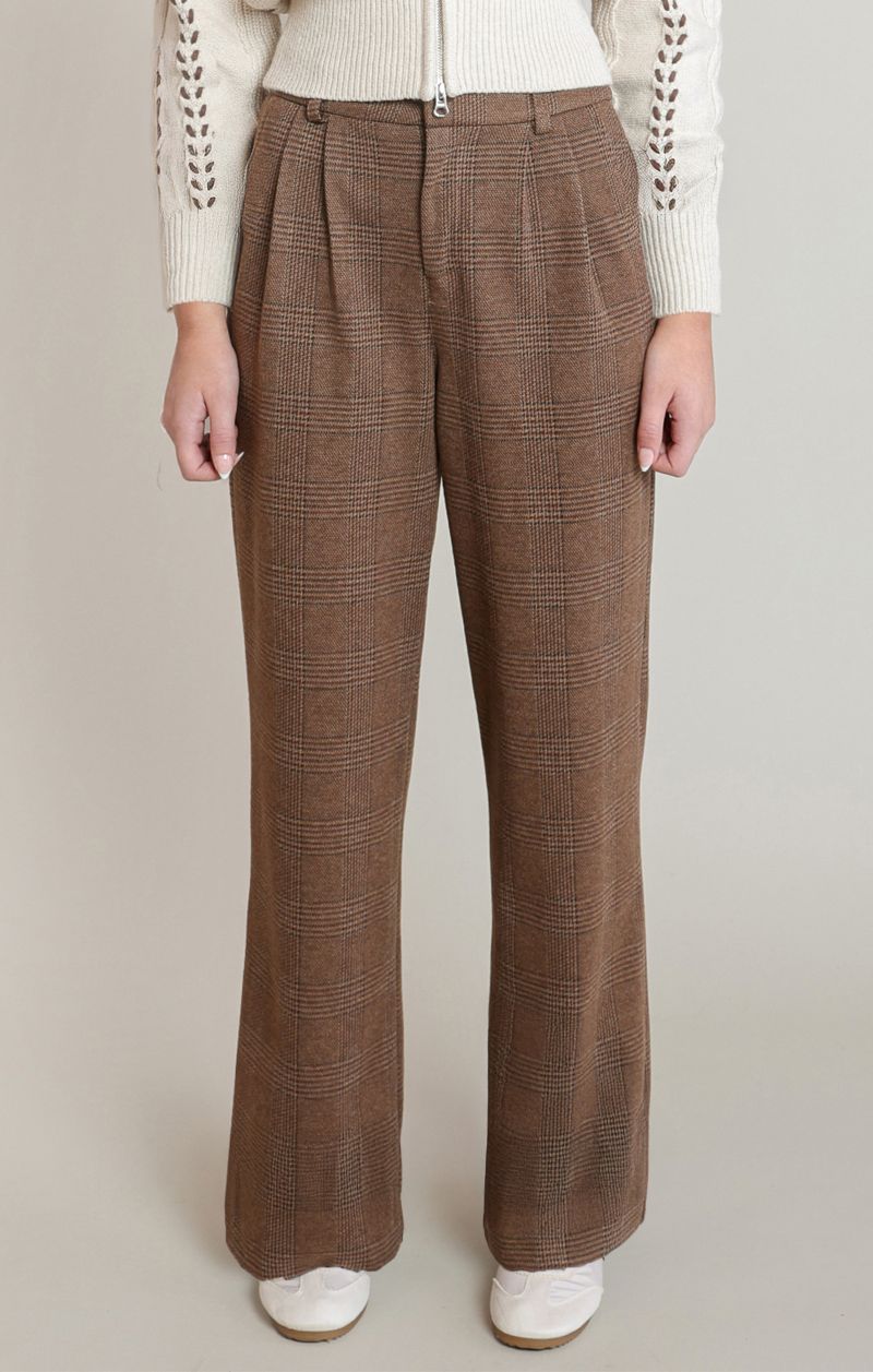 Pantalon carreaux plis devant - 2822716 D - Dex Pantalon carreaux plis devant - 2822716 D - Dex