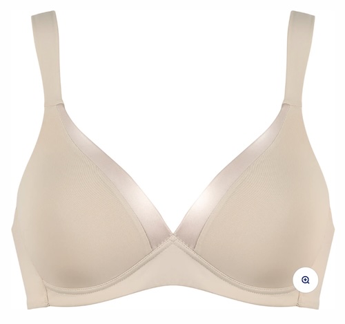 Soutien-gorge sans armatures avec bonnets et ruban brillant Soutien-gorge sans armatures avec bonnets et ruban brillant