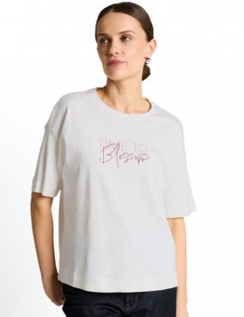 T-shirt col rond écriture - 1050835 - Tom Tailor T-shirt col rond écriture - 1050835 - Tom Tailor