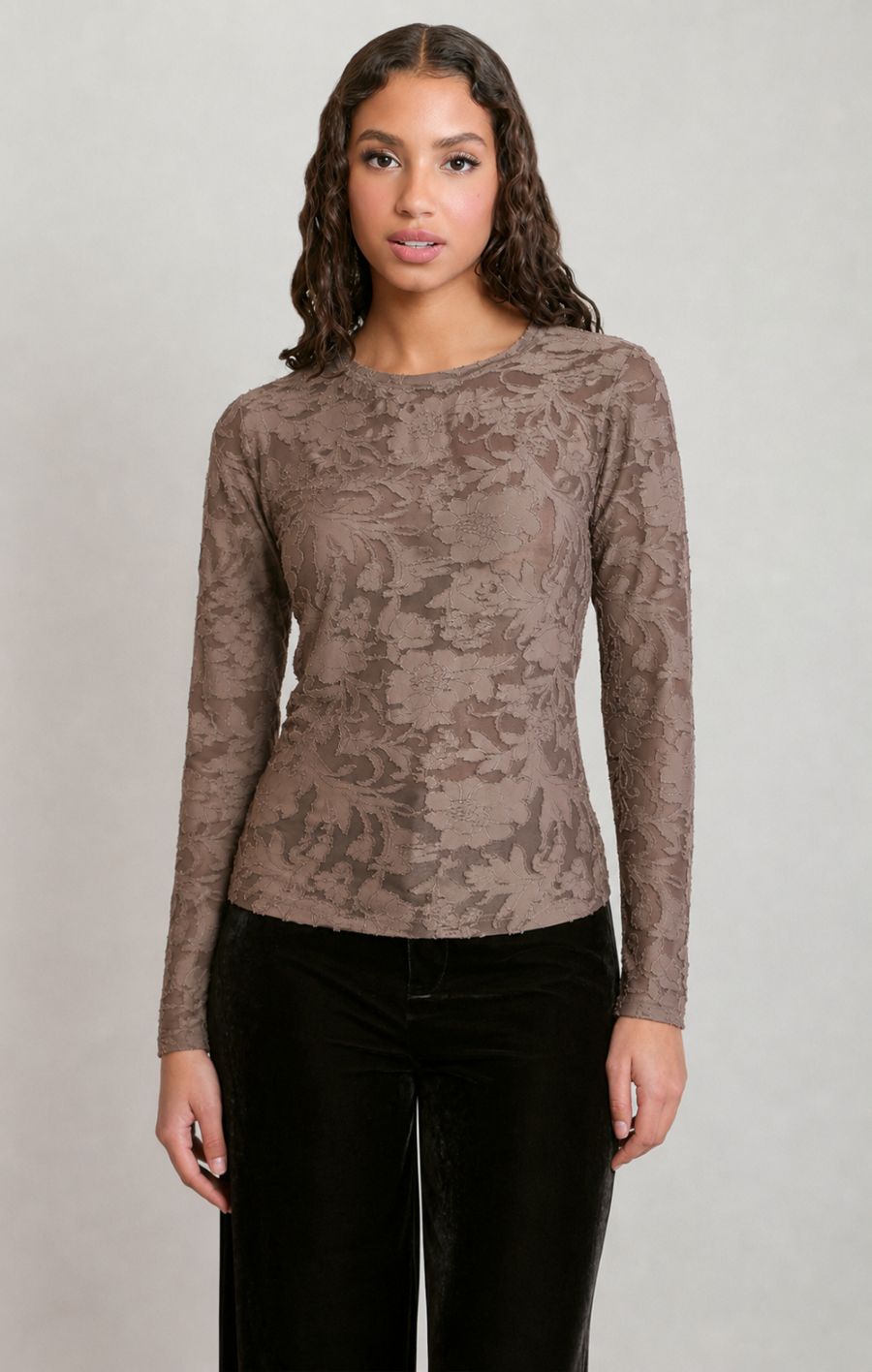 Chandail manche longue floral - 2824025 D - Dex Chandail manche longue floral - 2824025 D - Dex
