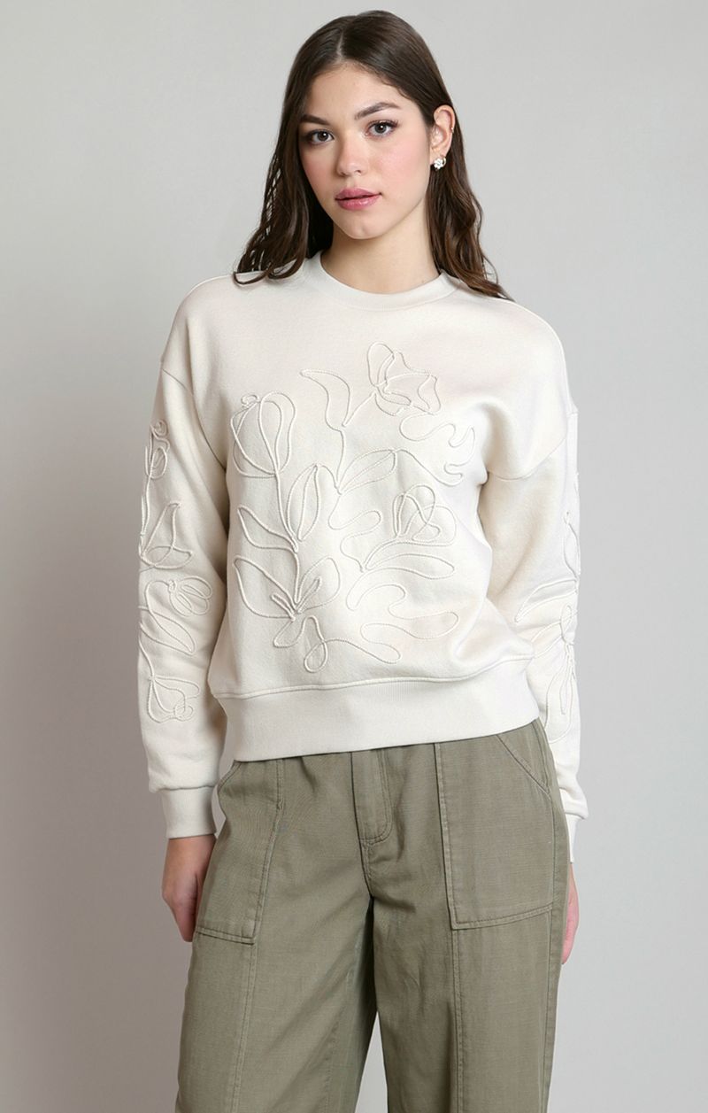 Chandail coton broderie - 2824002 D - Dex Chandail coton broderie - 2824002 D - Dex