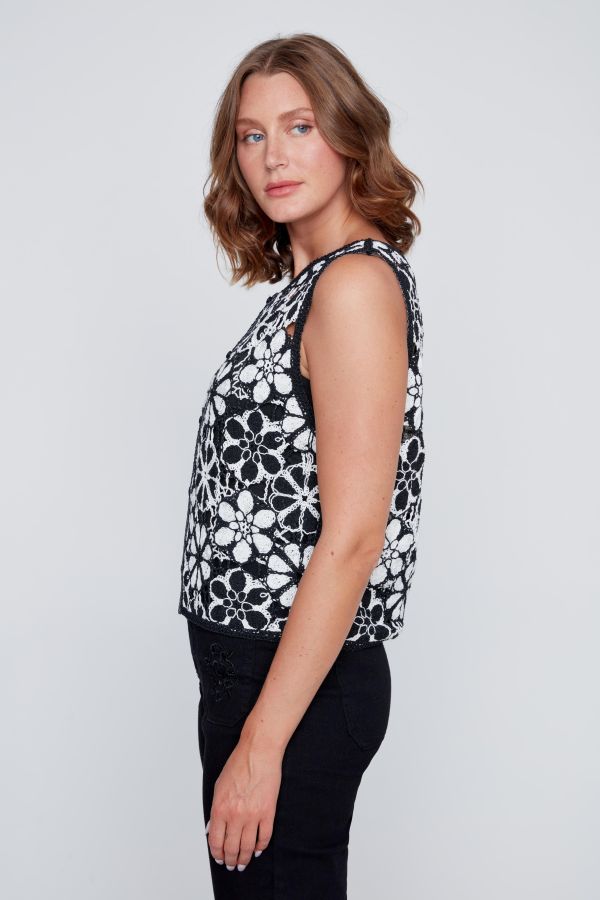 Camisole tricot ajouré Camisole tricot ajouré
