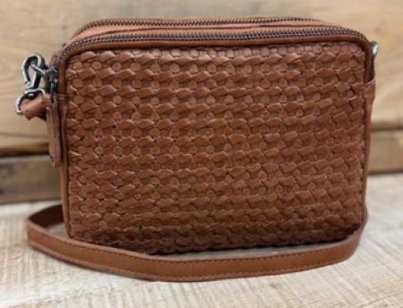 sac à main tressé cuir véritable - ashley - Nappa sac à main tressé cuir véritable - ashley - Nappa