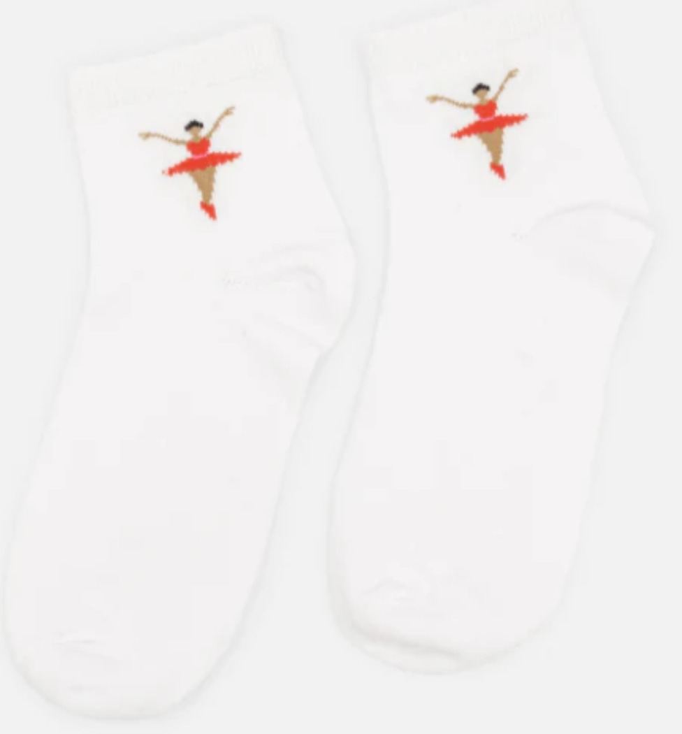 Chaussette courte motif - SO251-035 - Bizou