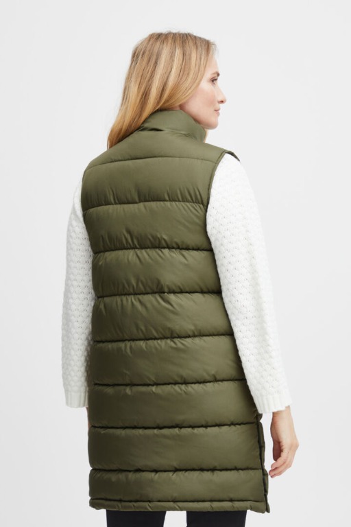 VESTE SANS MANCHES LONGUE