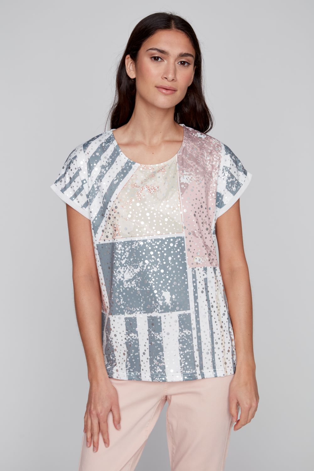 T-shirt chic motif devant