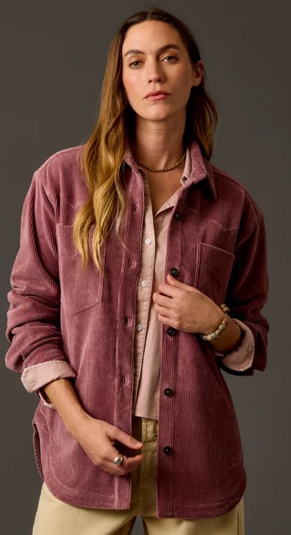 Chemise corduroy style western