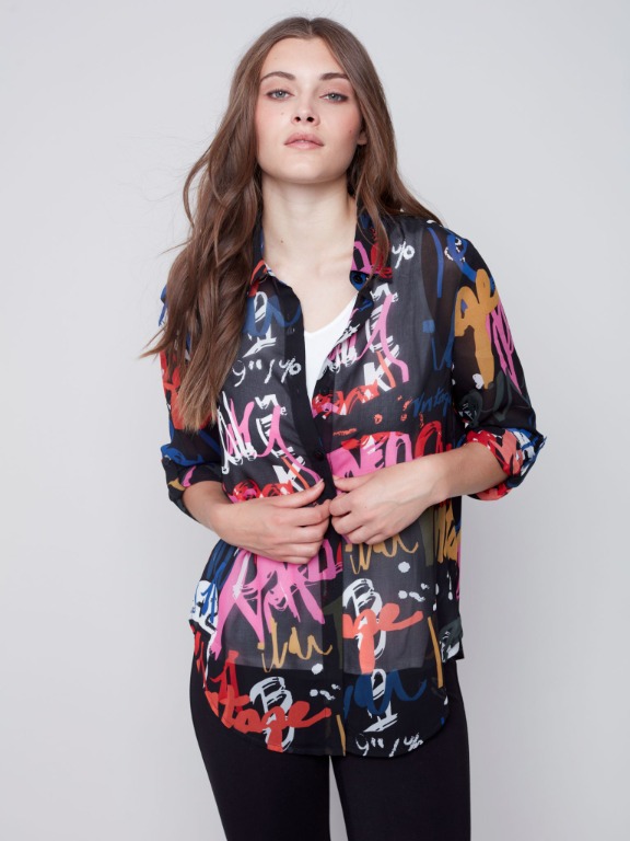 BLOUSE M.L. ÉCRITURES FUNKY