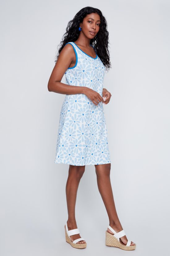 Robe sans manches fleurie