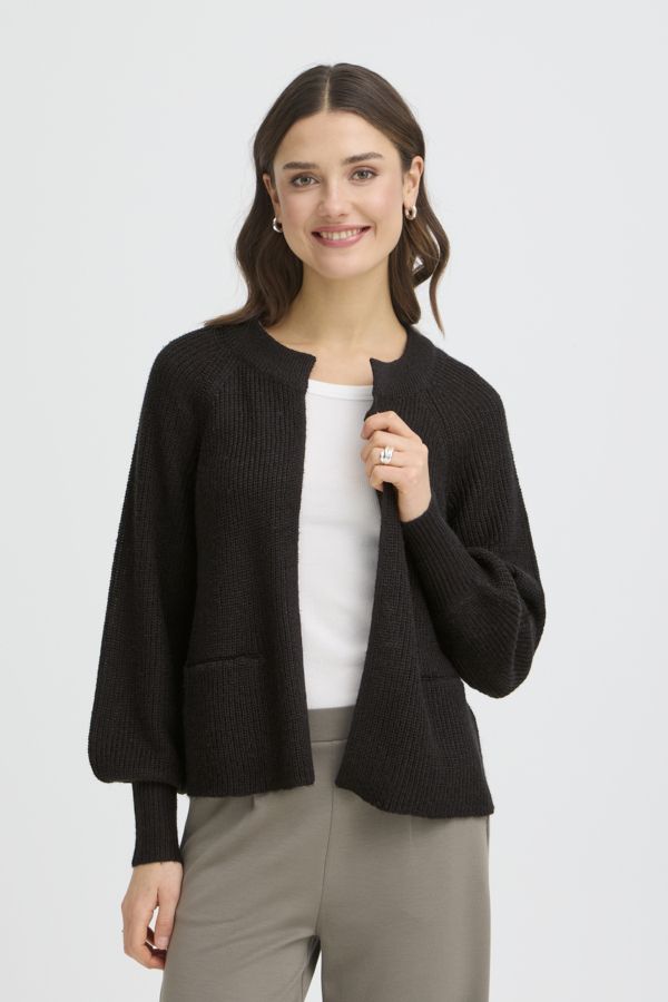 Cardigan ouvert tricot - 20614468 - Fransa