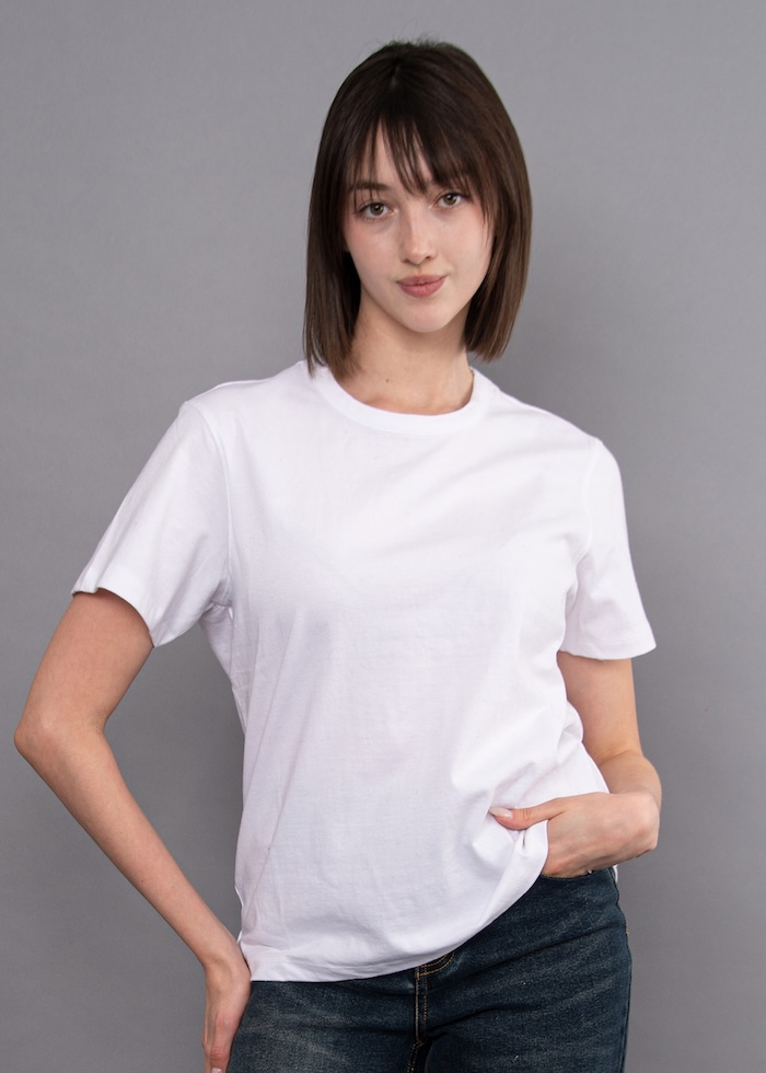 T-shirt basic col rond - 78T083S - RD Style