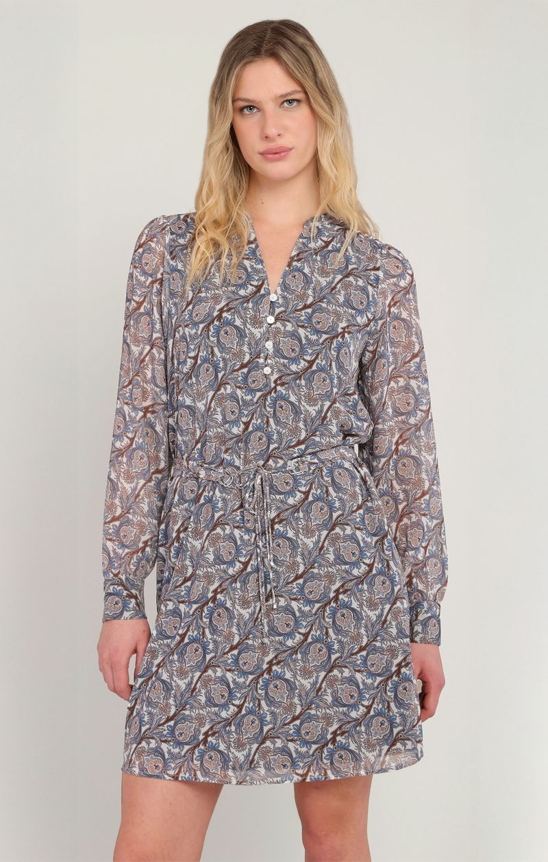 Robe doublée motif