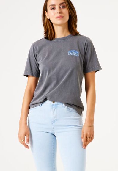 T-shirt col rond dessin dos - E50206 - Garcia