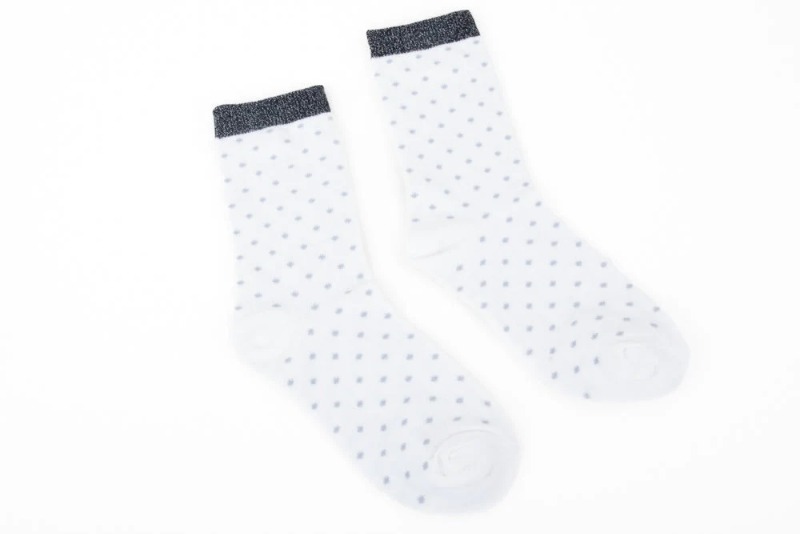 Chaussette à petits pois