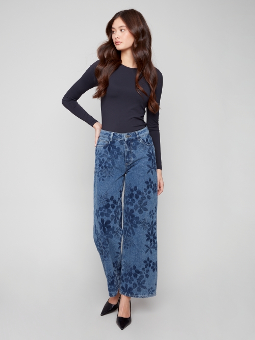 Jeans imprimé - C5630/441C - Charlie B