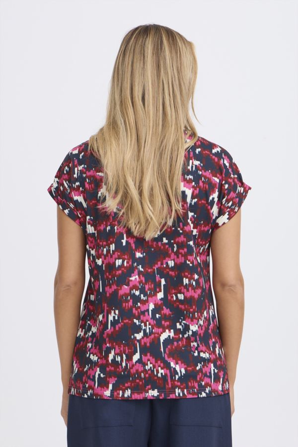 T-shirt col rond - 20610634 - Fransa