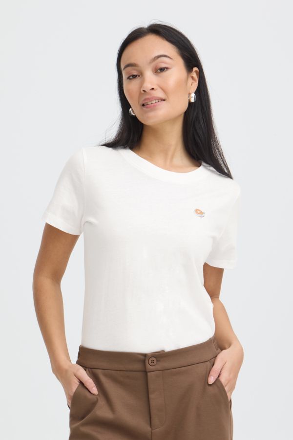 T-shirt col rond - 20618042 - Fransa