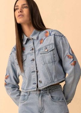 Veste jeans - 2343E - Lez à Lez