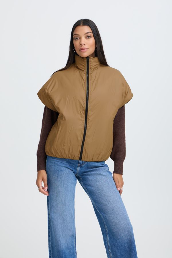 Veste sans manches reversible