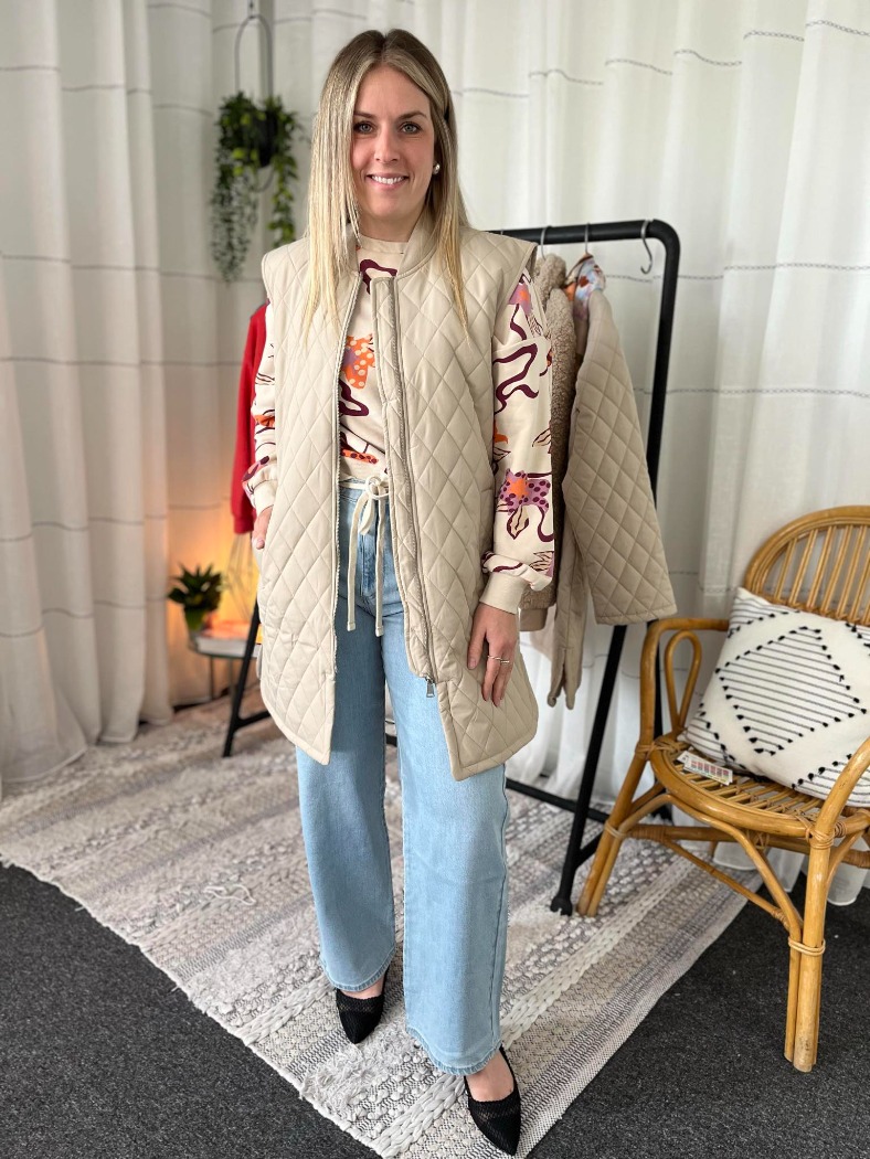 Veste matelassée mi-longue