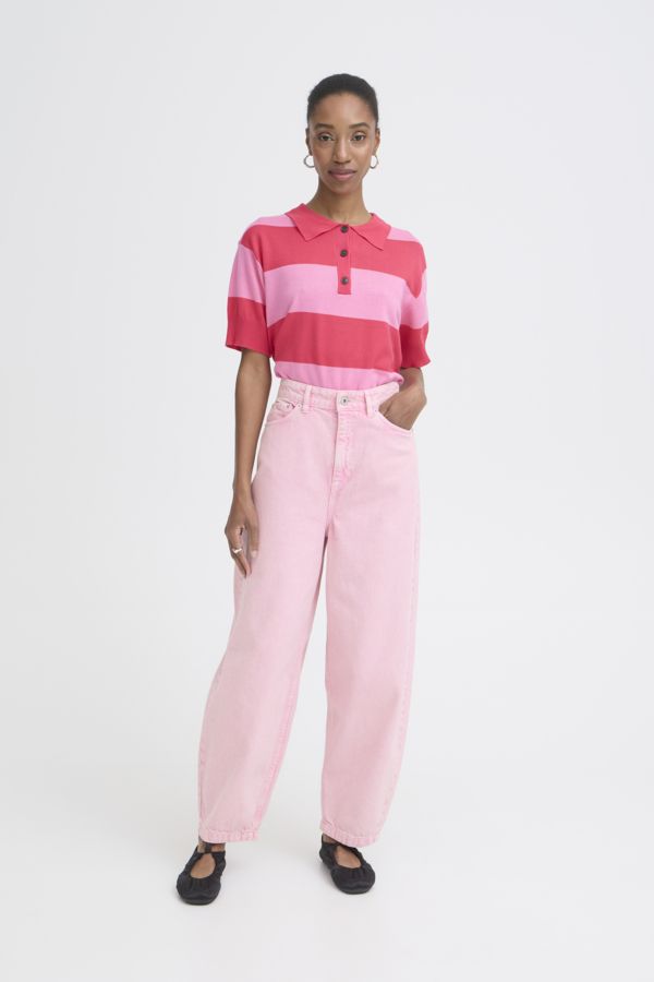 Jeans couleur ballon - 20125588 - Ichi