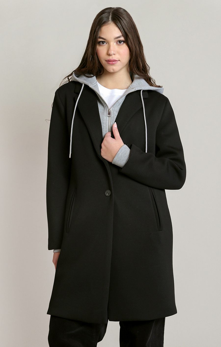 Manteau à capuchon amovible - 2829010 D - Dex