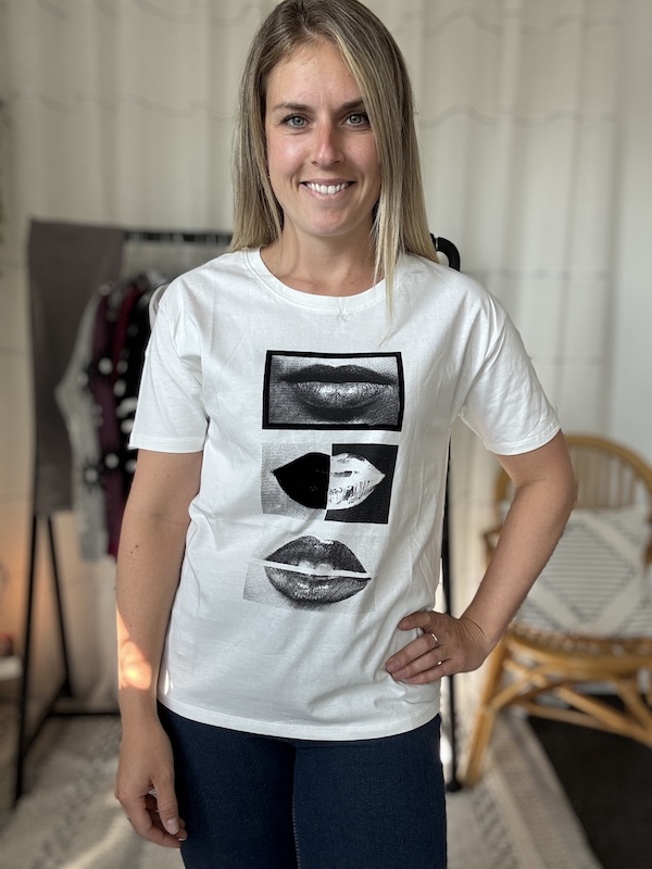 T-shirt col rond dessin - MOSPAW05482 - Mosaïc