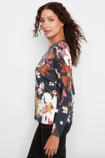 Chandail tricot imprimé - C2581DR-464A - Charlie B