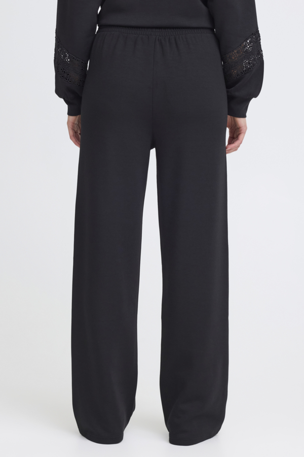Pantalon sport chic jambe large