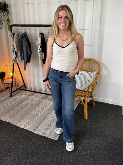 Camisole tricot ajouré