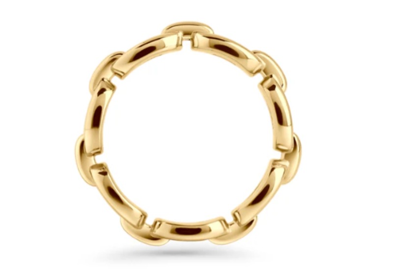 Bague Taylor effet chaine - T125R007 - Mia Bijoux