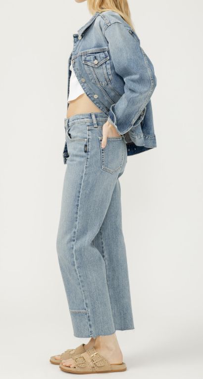 Jeans western décontracté jambe droite - L83442hdr210 - Silver Jeans