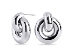 Boucle d'oreille tige Créoles Aven - T325E004 - Mia Bijoux