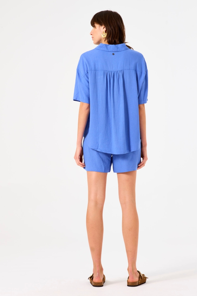 Blouse mch courte unie
