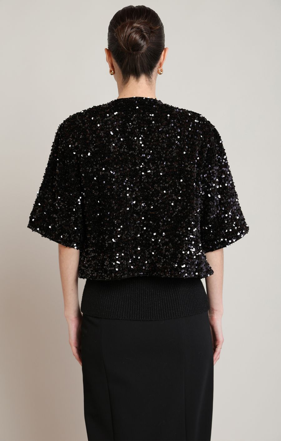 Cardigan brillant