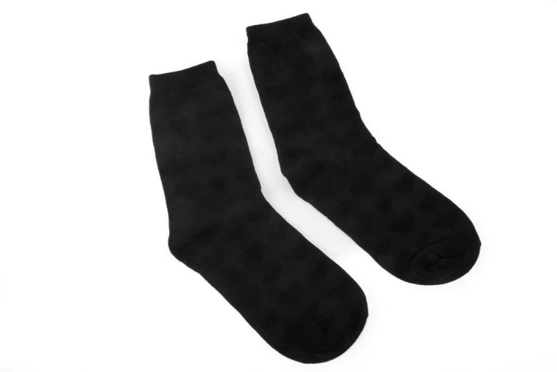 Chaussette avec coeurs