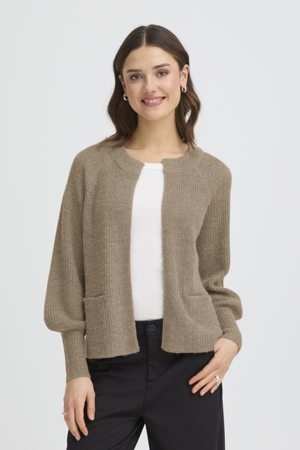 Cardigan ouvert tricot - 20614468 - Fransa