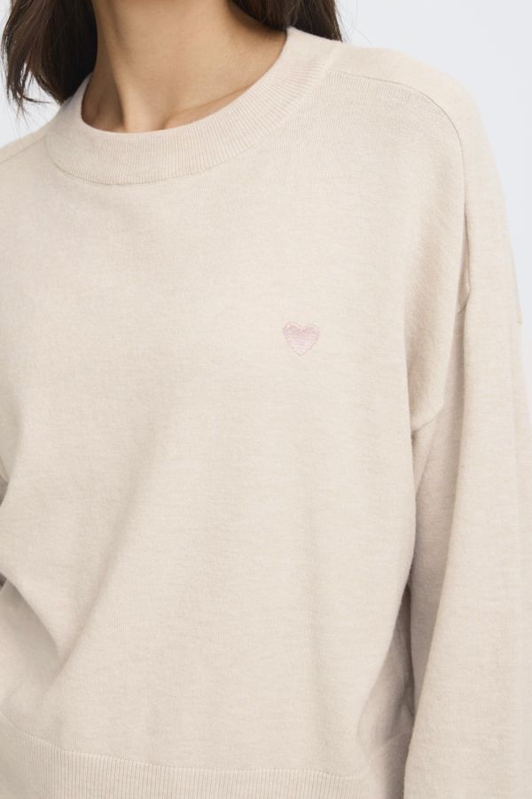 Chandail tricot col rond