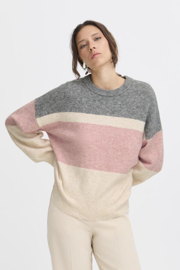 Chandail tricot 3 couleurs - 20817103 - B.Young