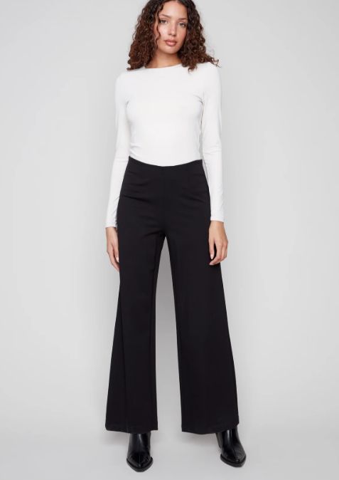 Pantalon à enfiler jambes larges - C5540RR-633B - Charlie B