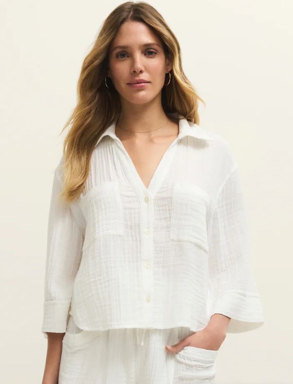 Blouse manches 3/4 - ZT261375 - Z Supply