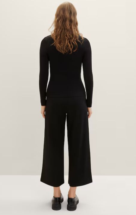 Pantalon pull on jambe large