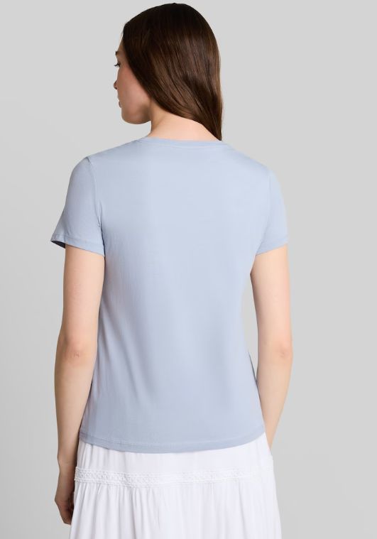 T-shirt avec petite broderie - 1051427 - Tom Tailor