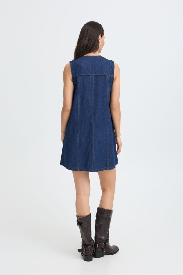 Robe jumper en jeans - 20819530 - B.Young