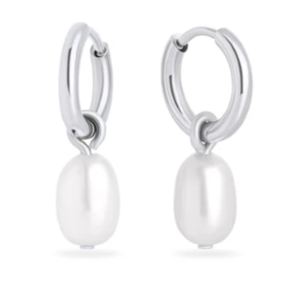Boucle d'oreille Sally perle - T122E005 - Mia Bijoux