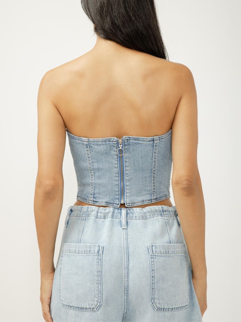 Corset en denim