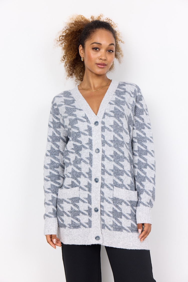 Cardigan pied de coq - 33553 - Soya Concept